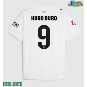 Valencia Hugo Duro #9 Hemmatröja 2025-26 Kortärmad
